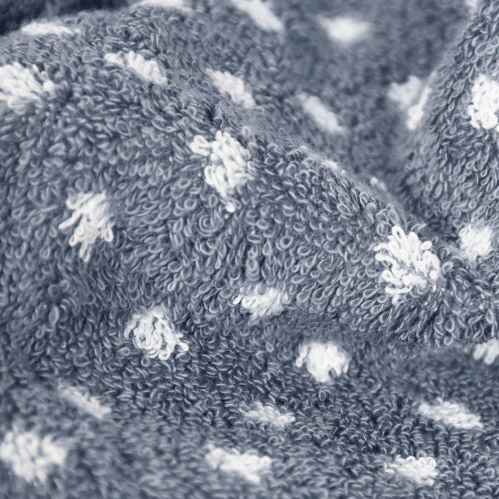 Toallas antracita DOTS