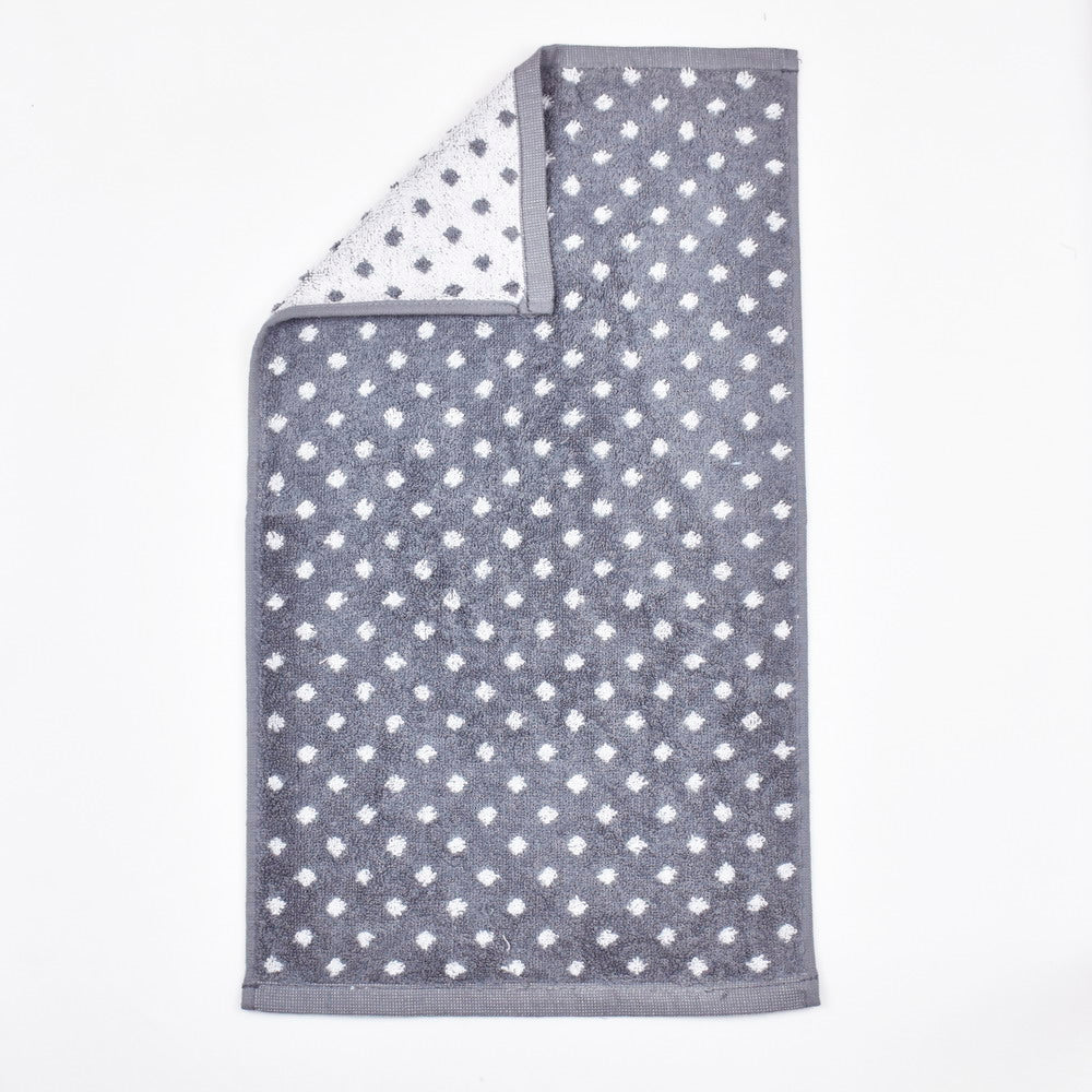 Toallas antracita DOTS