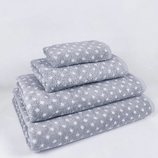 Toallas gris DOTS