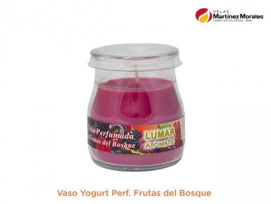 Vaso yogurt perf. Frutas del bosque