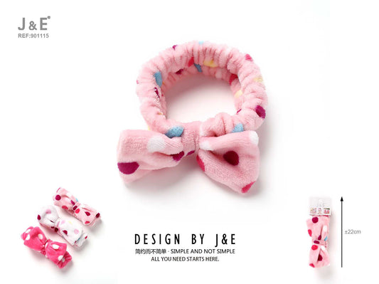 Turbante de maquillaje de topos