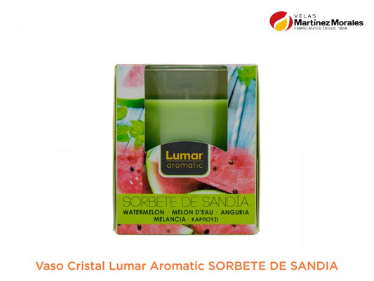 Vaso cristal lumar aromatic perf. Sorbete de sandía
