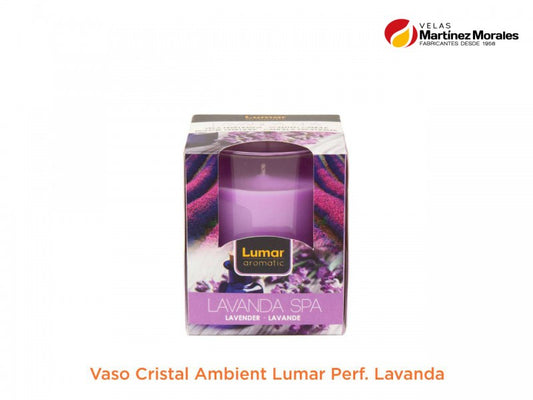 Vaso cristal lumar aromatic perf. Lavanda