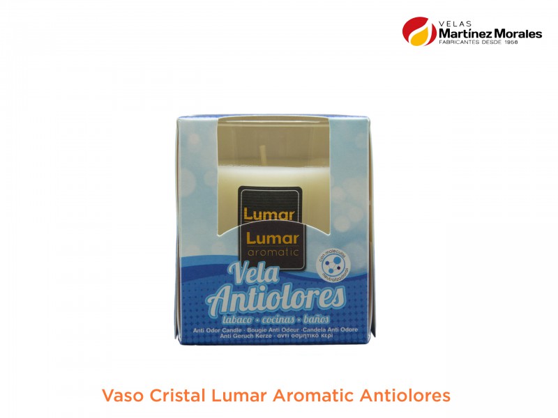Vaso cristal lumar aromatic antiolores