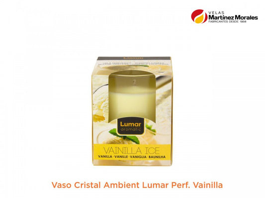 Vaso cristal lumar aromatic perf. Vainilla