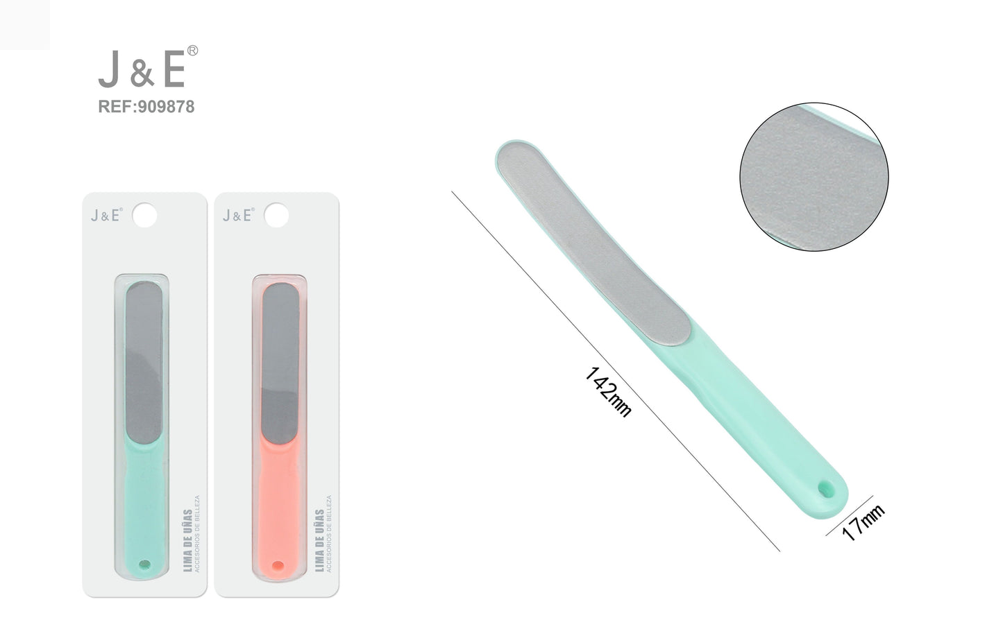 Lima de uñas metalica