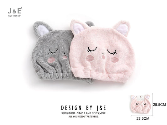 Gorro de secapelo gato