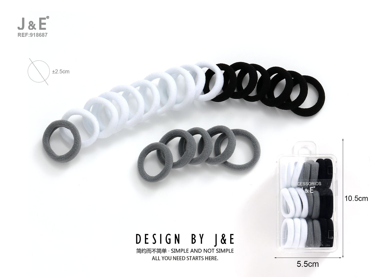 21 pcs set de coletero multicolor