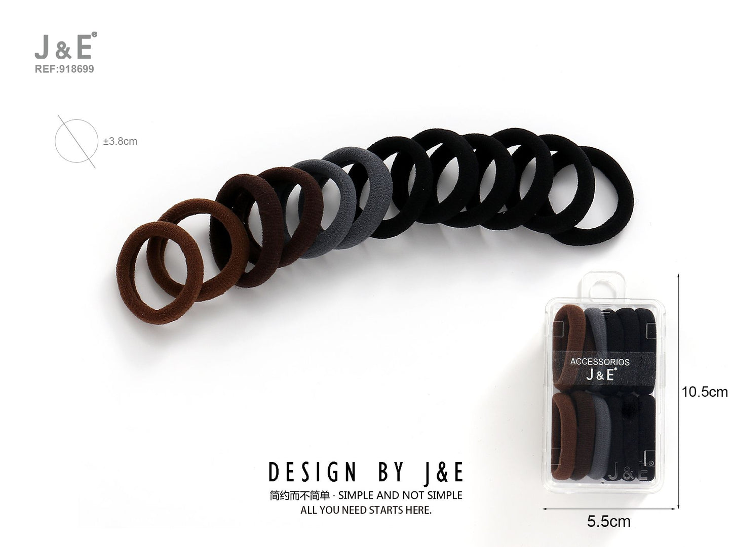 12 pcs set de coletero multicolor