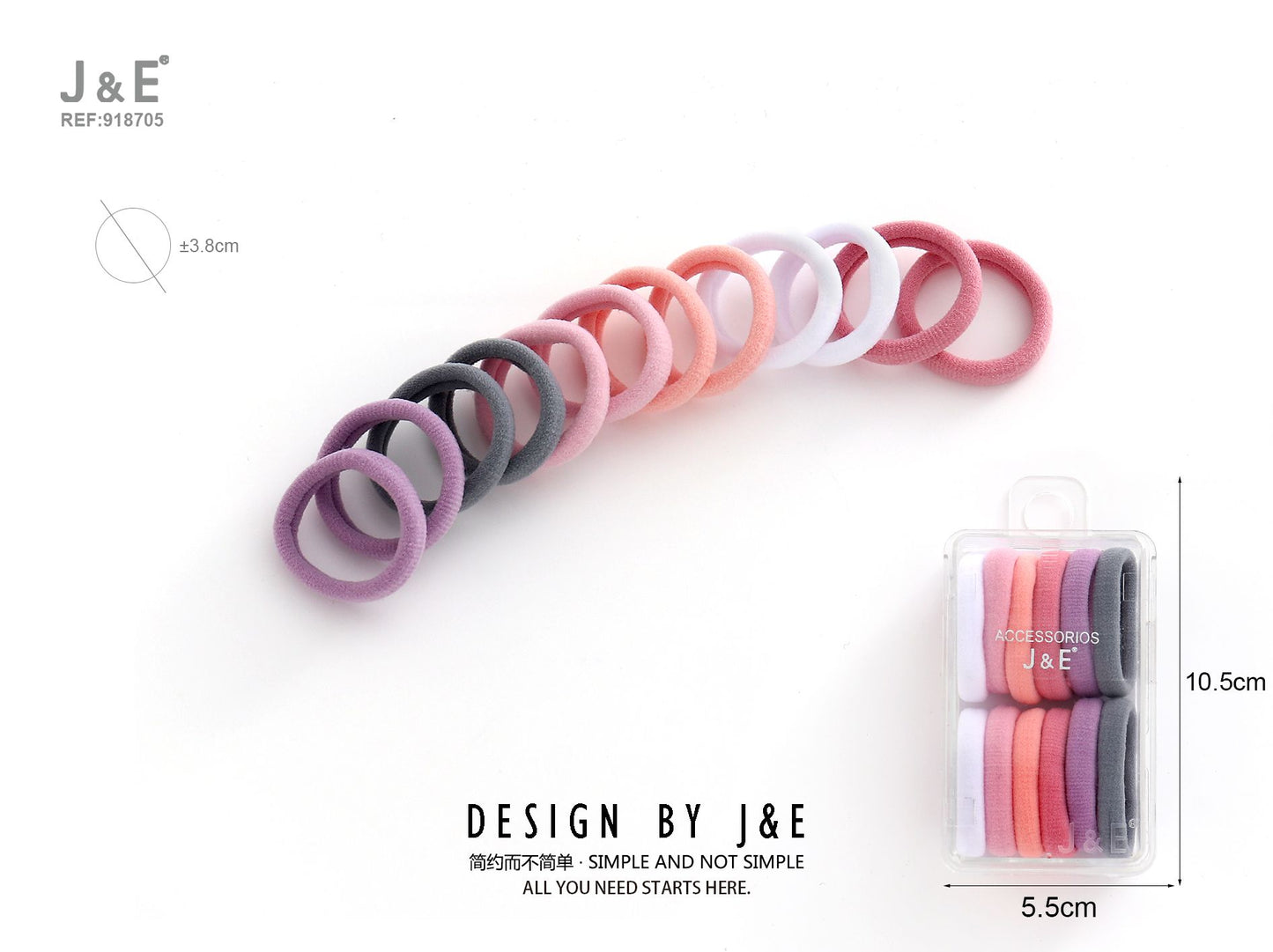 12 pcs set de coletero multicolor