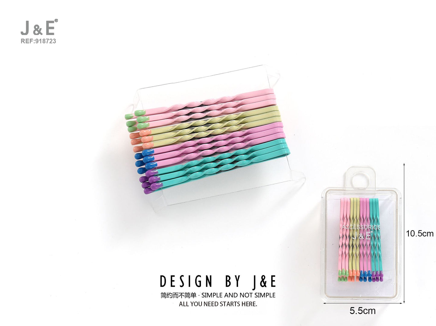 Set de horquillas en color mixto