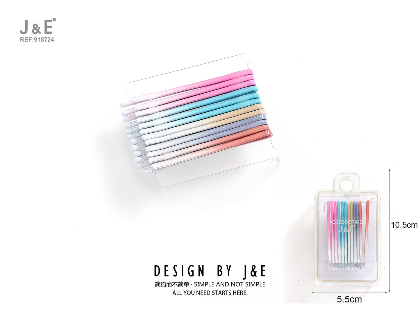 Set de horquillas en color mixto