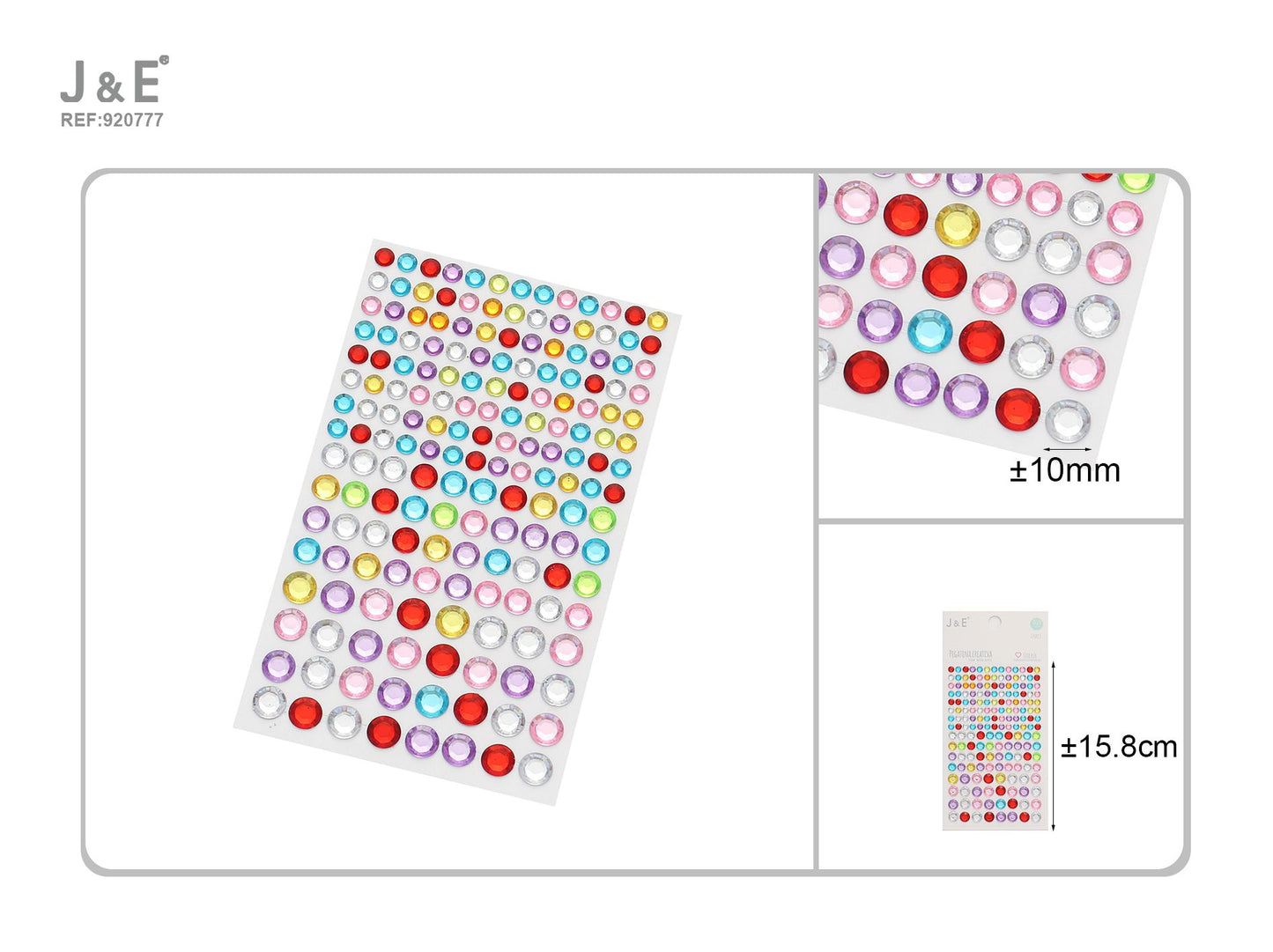 Diamantes imitación multicolor