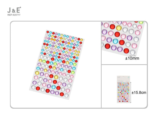 Diamantes imitación multicolor