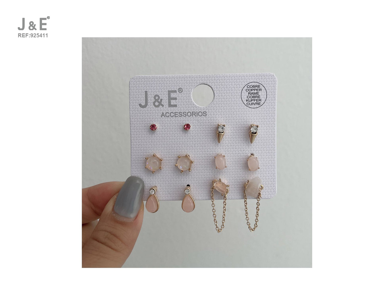 Set de pendientes 6 pcs