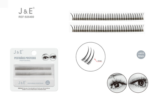 Pestañas postizas serie natural 9 mm
