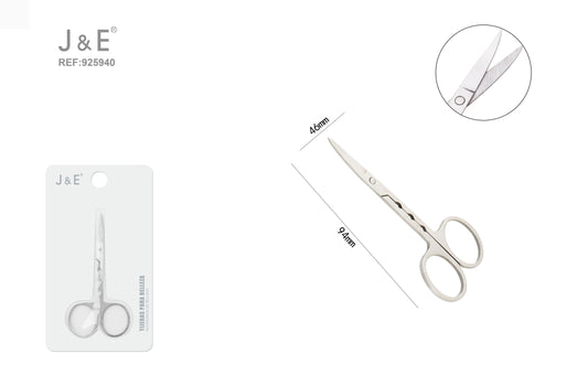 46*94 mm tijera de belleza color plata