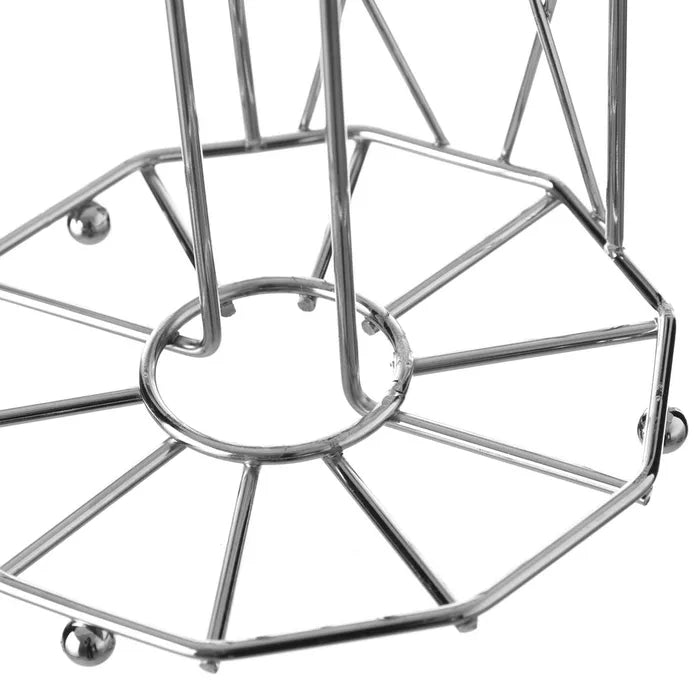 Portarrollos metal cromado 14,50 x 14,50 x 29 cm