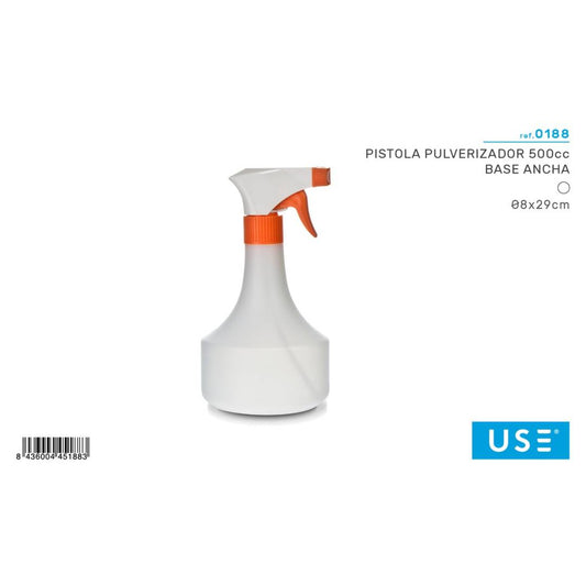 Pistola pulverizador 500ml base ancha