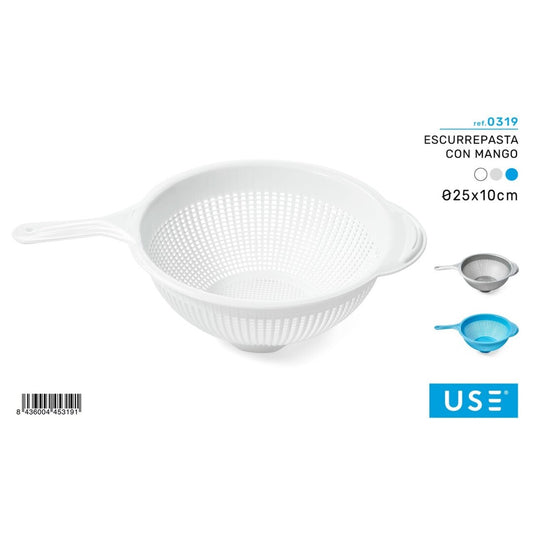 Escurrepasta con mango
