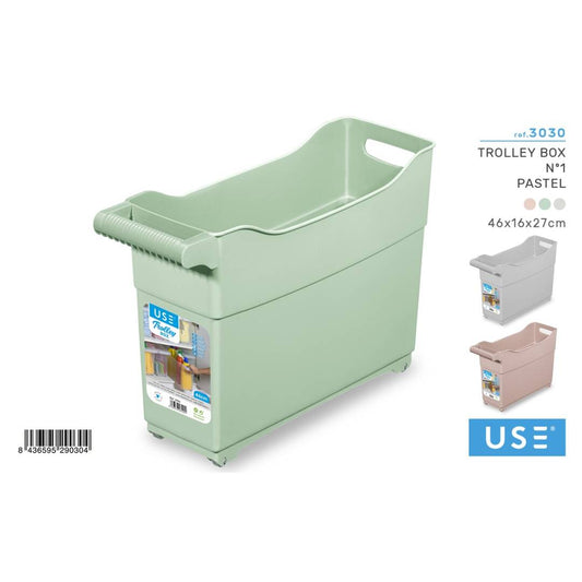 Trolley box nº1 46x16x27 cm pastel