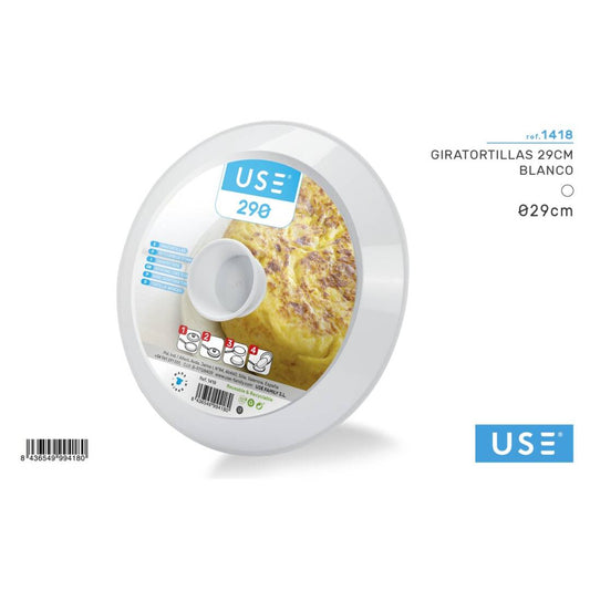Giratortillas blanca 29 cm