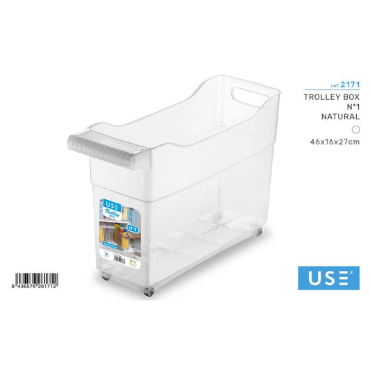 Trolley box nº1 46x16x27 cm natural