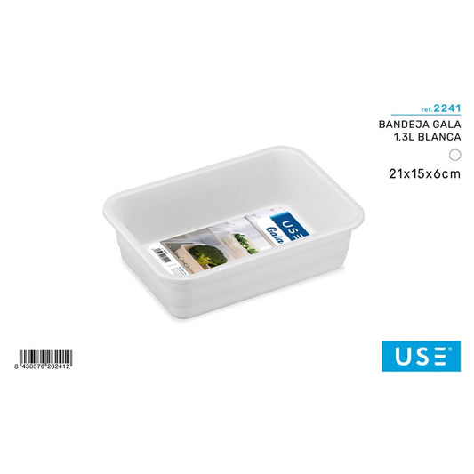 Bandeja gala 1,3l blanca