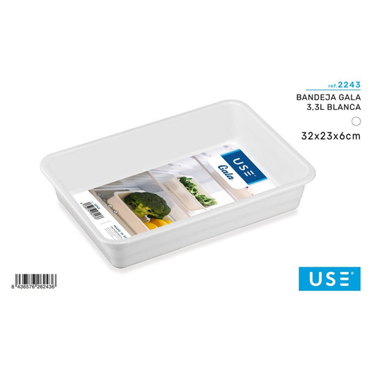 Bandeja gala 4,5l blanca