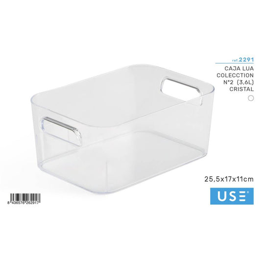 Caja lua collection nº2 transparente (3.6l)