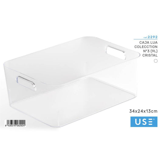 Caja lua collection nº3 transparente (9l)