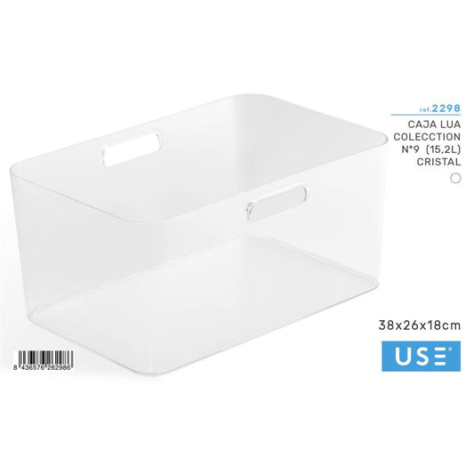 Caja lua collection nº9 transparente (15.2l)