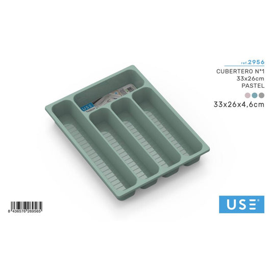 Cubertero nº1 - 33x26cm pastel