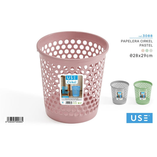 Papelera cirkel pastel