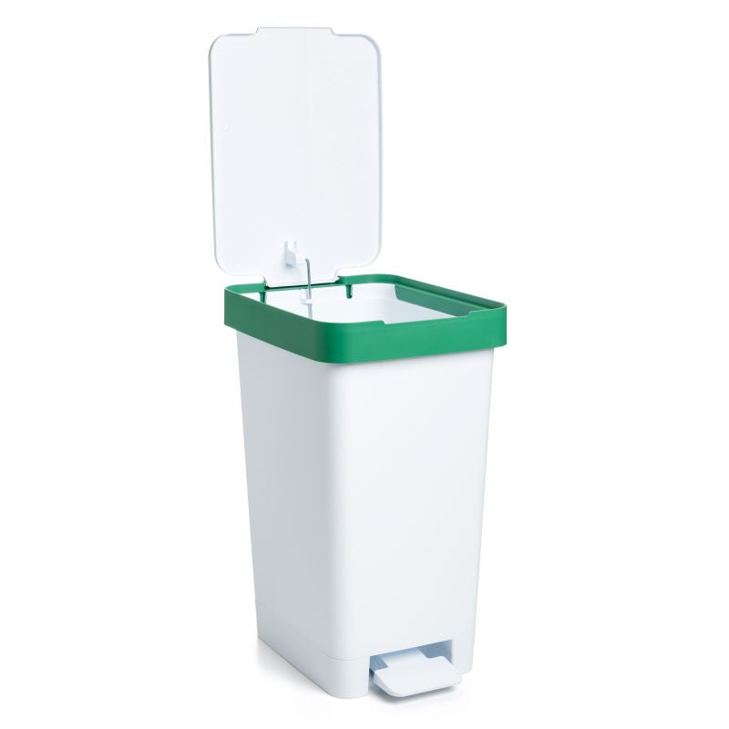 Cubo pedal 25l smart verde r.