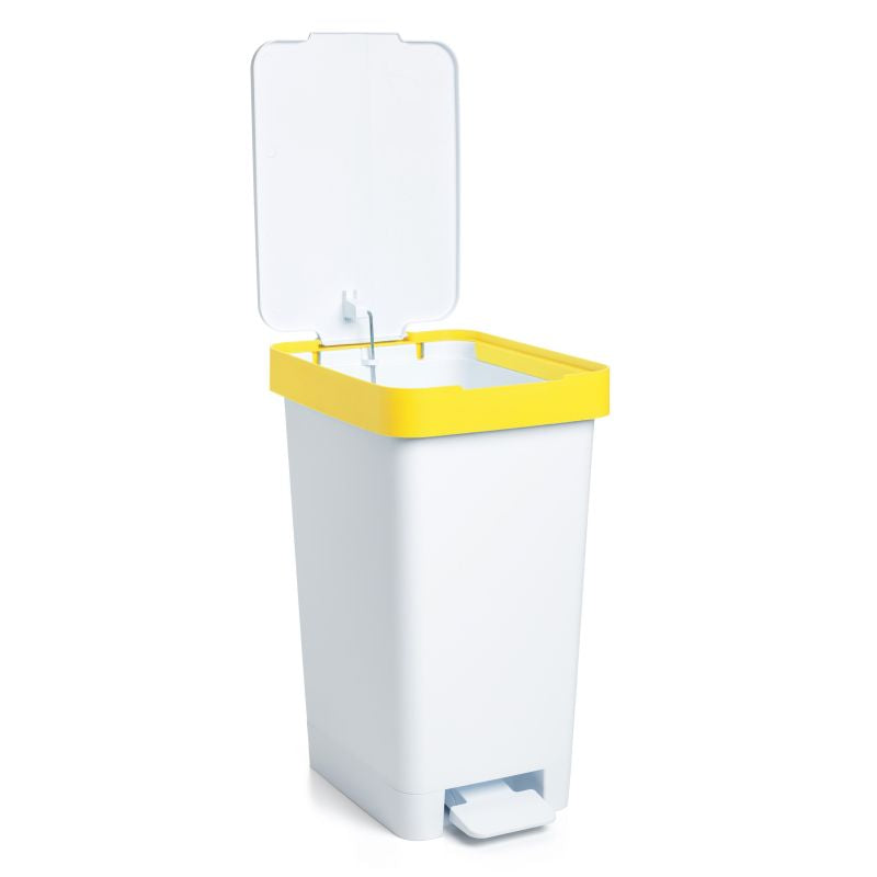 Cubo pedal 25l smart amarillo r.