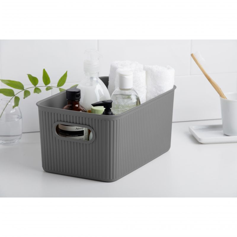 Cesta m 5l baobab gris antracita