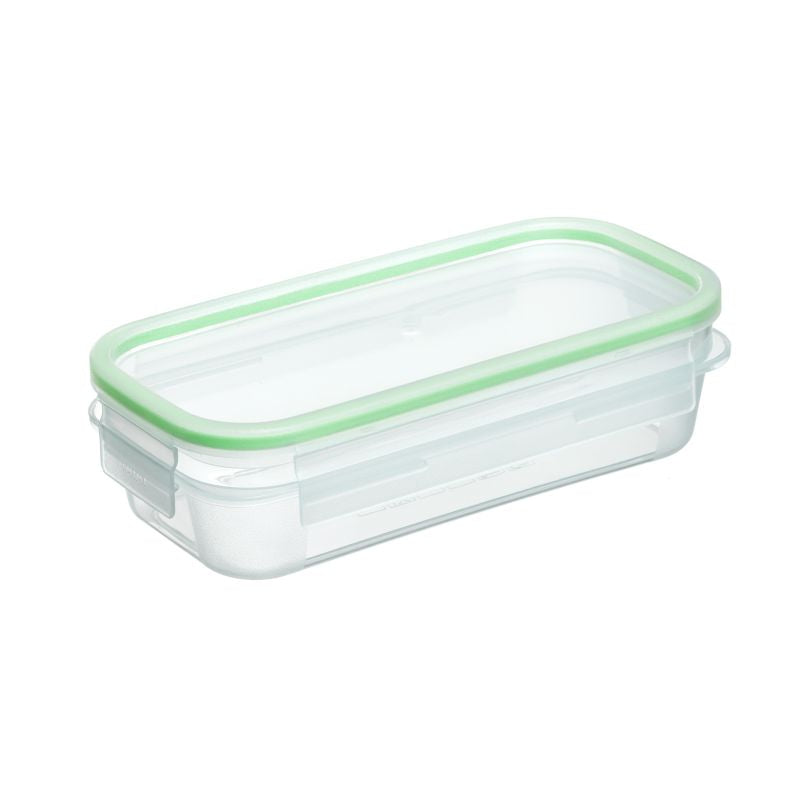 Contenedor alim.Clip safe 0,75 l transp-verde