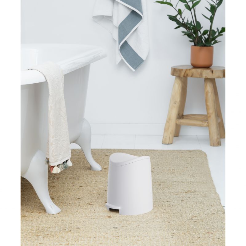 Cubo pedal 3l standard blanco