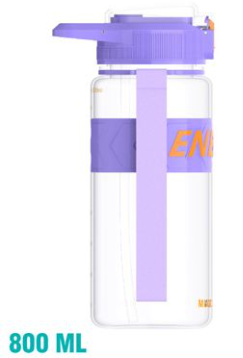 Cantimplora ENERGY LILA 800ML