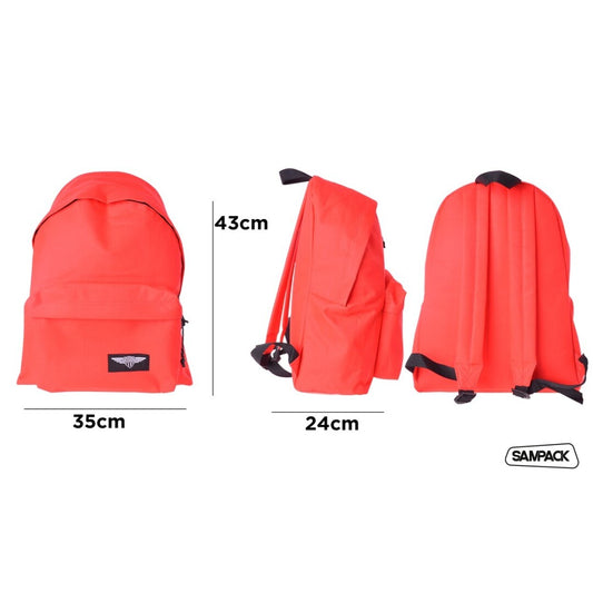 Mochila eco grande rojo