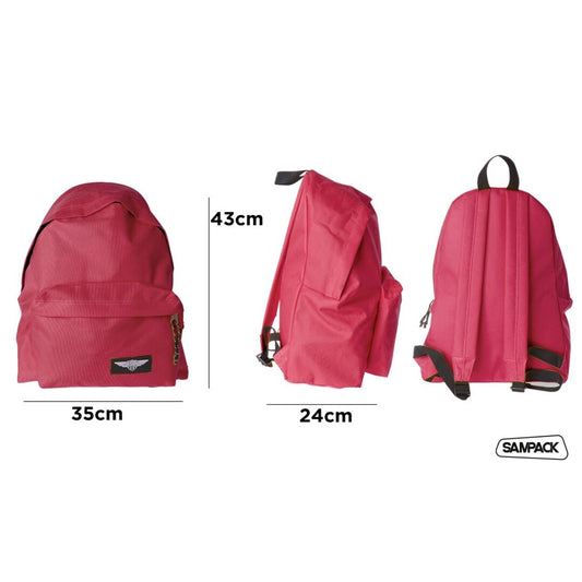 Mochila eco grande granate