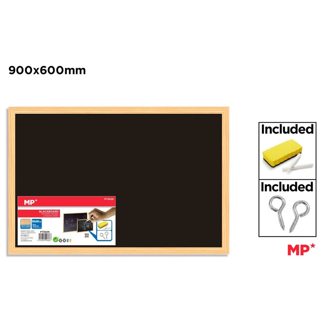 Pizarra negra 90x60
