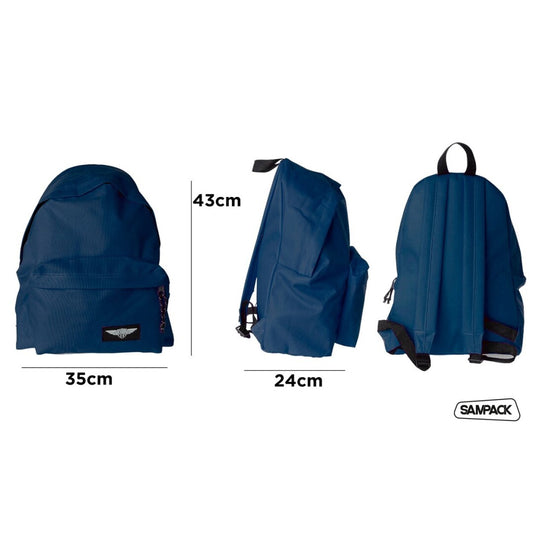 Mochila eco azul marino