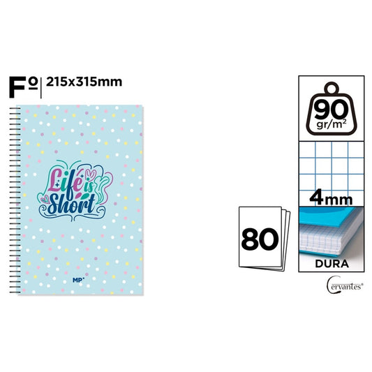 Cuaderno esp. Fo 80h 90gr