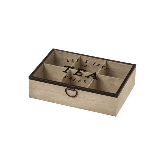 Caja mdf-cristal 24 x 16,50 x 7 cm