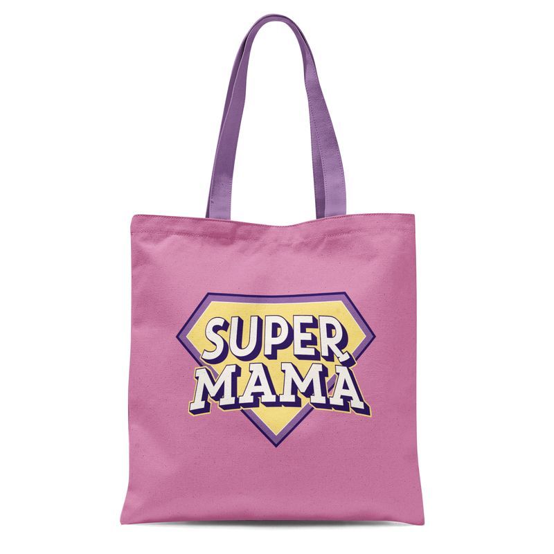 Bolsa algodon super mama