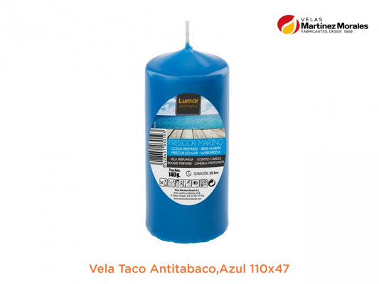 Vela taco antitabaco acuatico 11x4,7 cm