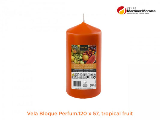 Vela bloque perfumada tropical 12x5,7 cm