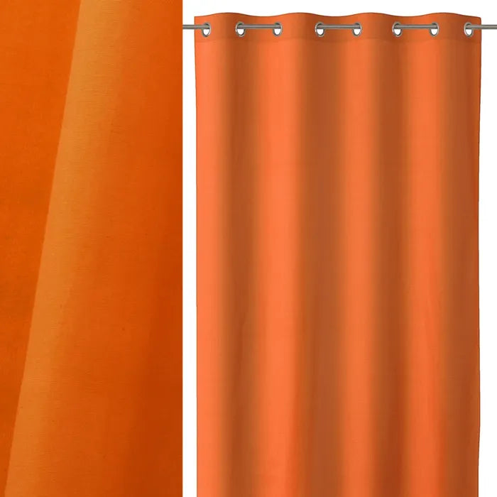 Cortina loneta loving naranja 140 x 260 cm